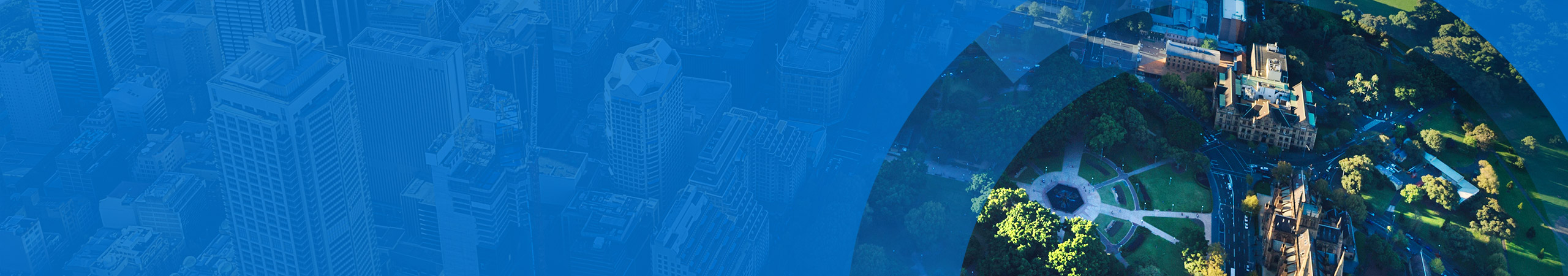 Aerial view of Sydney CBD